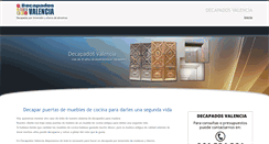 Desktop Screenshot of decapadosvalencia.com